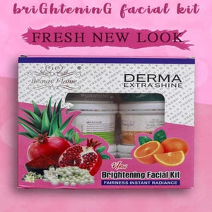 Derma Extra Shine Brightening Facial Kit | Complete Glow Treatment