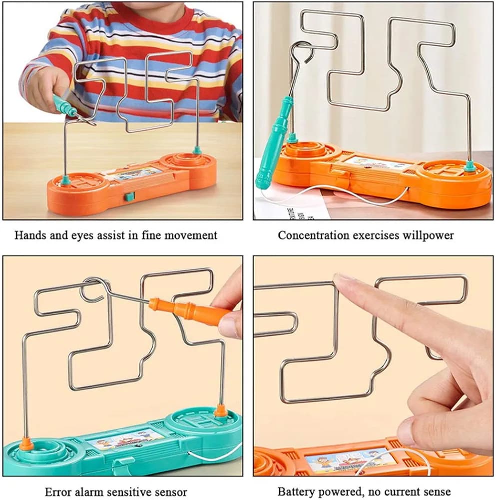 Collision Electric Shock Maze Game – Educational & Fun Toy for Kids