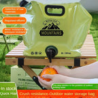 8L Portable Water Storage Bag – Foldable Outdoor Camping Container