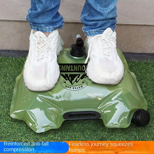 8L Portable Water Storage Bag – Foldable Outdoor Camping Container