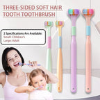 Buy 1 get 1 Free 3-Sided Toothbrush – Soft, Smart & Super Efficient