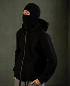 Balaclava Ninja Hoodie in Black