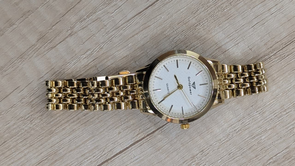 Gold Infinity Couple Watch Set