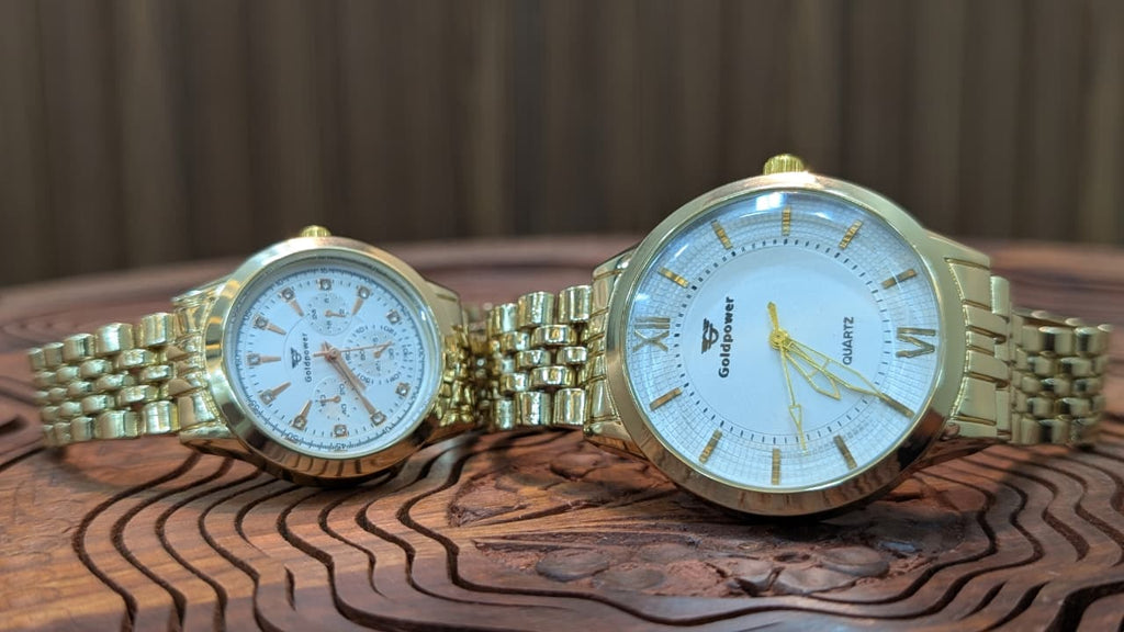 Gold NovaBond Couple Watches