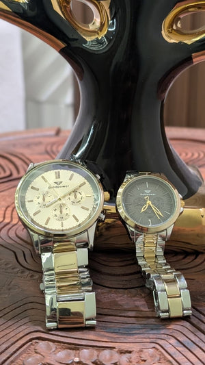 Gold AuraBond Couple Watch Edition