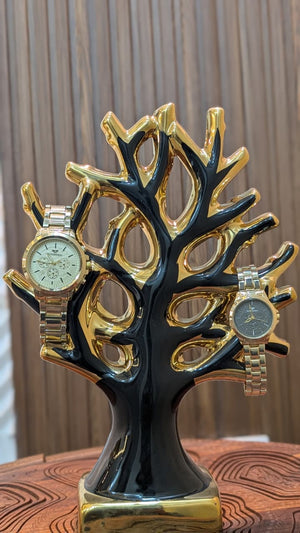 Gold TimeBond Couple Watches