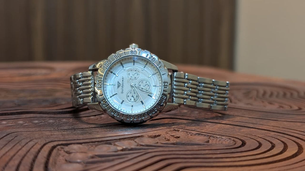 Silver Chronos Luxury Edition Watch