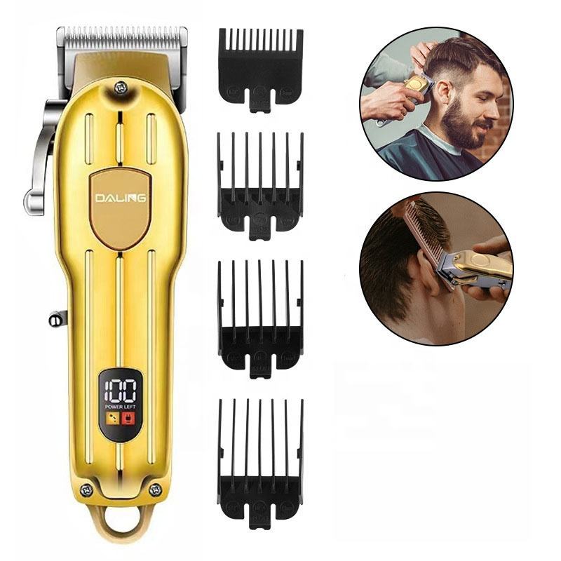 DALING Electric Hair Clipper Rechargeable Shaver Beard trimmer Professional Hair Trimmer Cordless Oil head Men Hair Cutting Machine