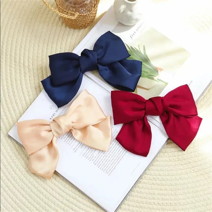 Pack of 5 New Big Bow Hair Clips For Women Cute Hair Accessories Latest Korean Fashion Hair Clip