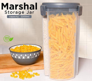 New 3 In 1 Marshal Storage Jar 2200ML For Food Storage Organizer Use in Home and Outdoor