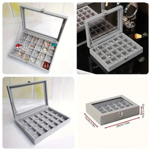 Classic Triangle Shape Wood Jewelry Storage Box with Snap Closure Velvet Lining For Women