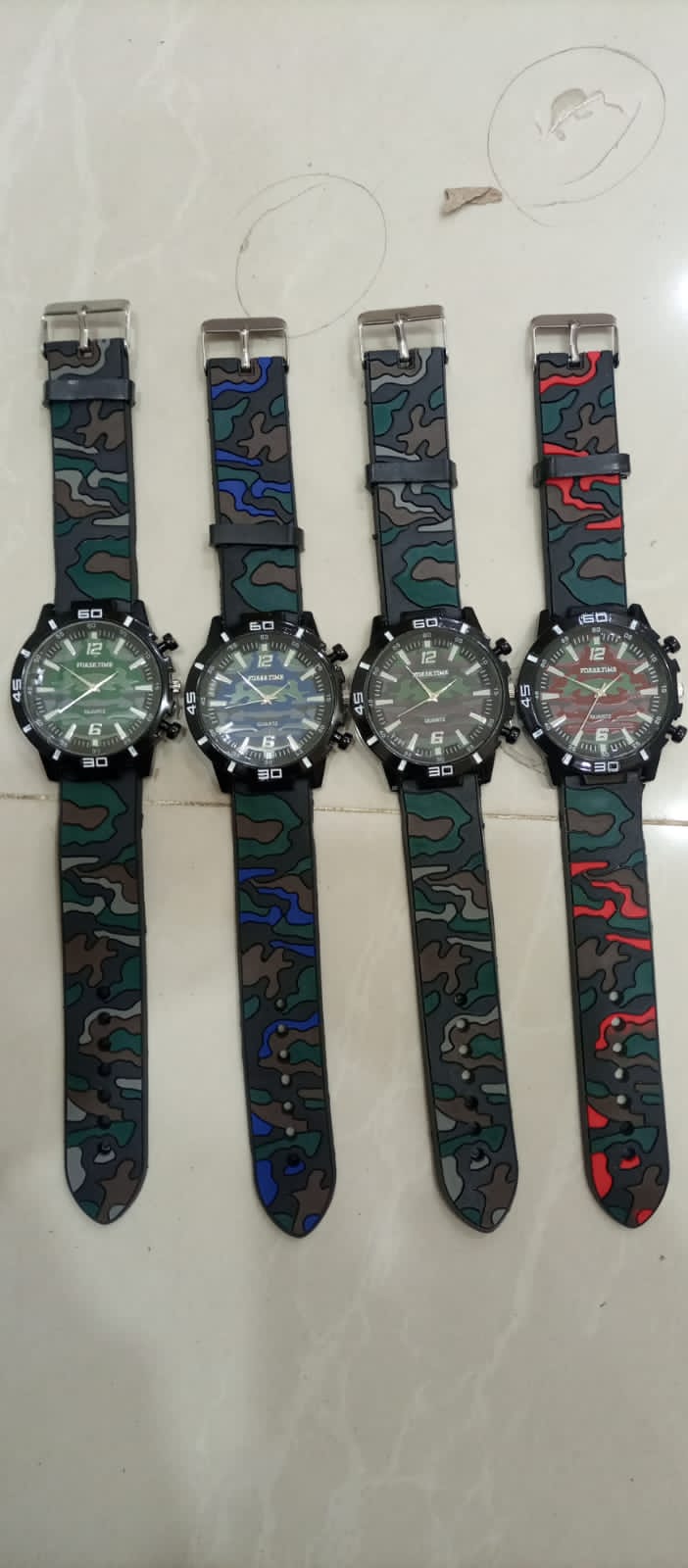 (Pack of 2) Force Time Army Analog Wristwatch For Men and Boys