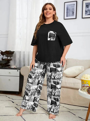 Dreams in Black & White Nightwear