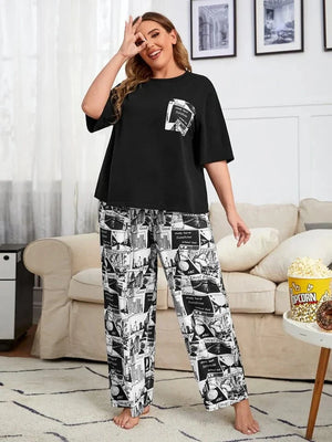 Dreams in Black & White Nightwear