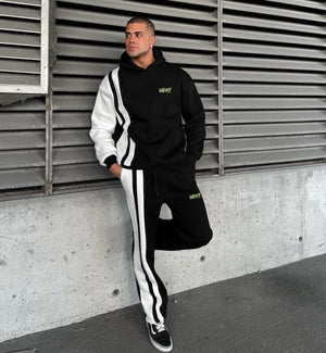 Winter Next Printed Contrast Panel Track Suit