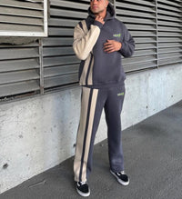 Winter Next Printed Contrast Panel Track Suit