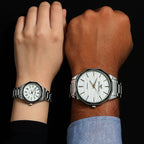 Silver DuoVerse Couple Watch Set