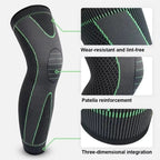 1 Pc Compression Knee Pad with Strap – Full Leg Sleeve Support | Arthritis Pain Relief | Sports Gym Knee