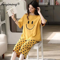 Yellow Smile Night Suit