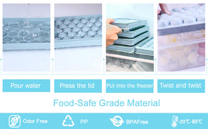 Buy 1 Get 1 Free Offer 2 Imported Round Balls Ice Cubes Tray for Slow-Melt and Prolonged Cooling