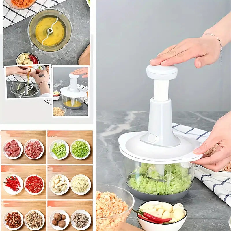 Imported Manual Hand Push Multifunctional Chopper Mixer Cutter and Grinder