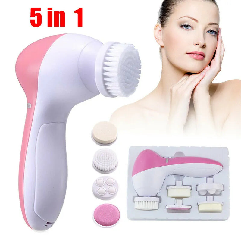 Mega Sale Offer - Imported 5 in 1 Beauty Care Massager Cell Operated Trendy & Luxurious Rs 899