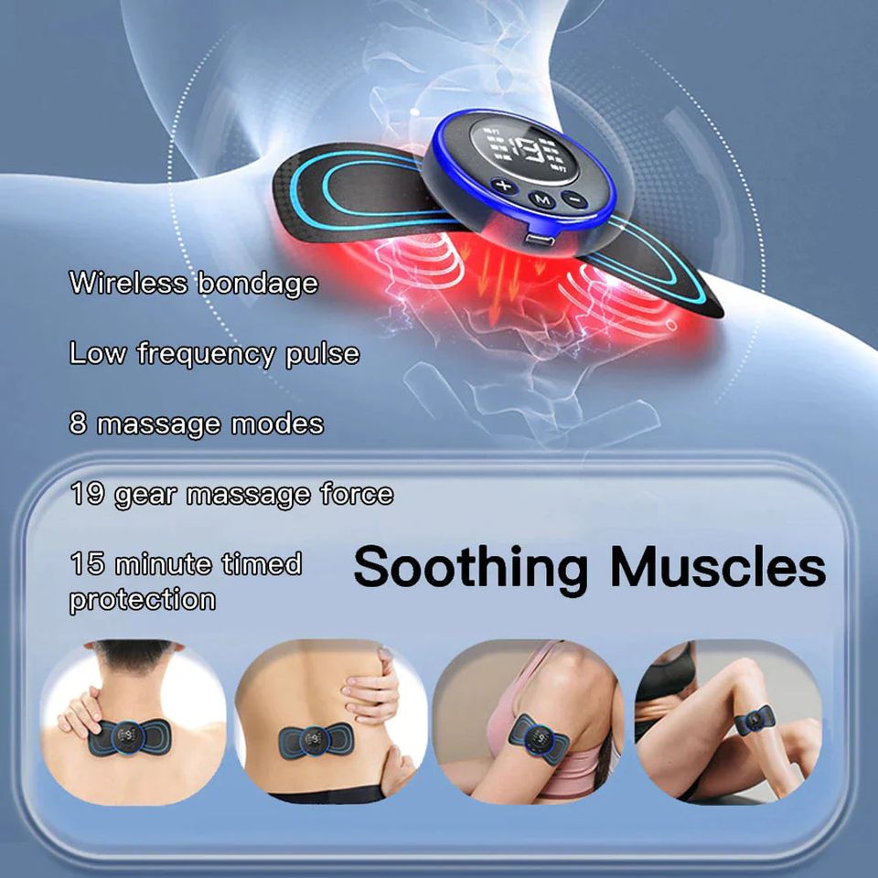 Imported Multifunctional Electric All Body Mini Massager Super Intelligent Cervical Massager