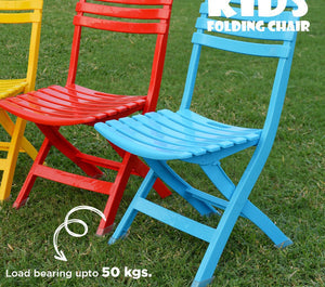 Plastic Foldable Chair and Table For Kid Use In Home and Outdoor