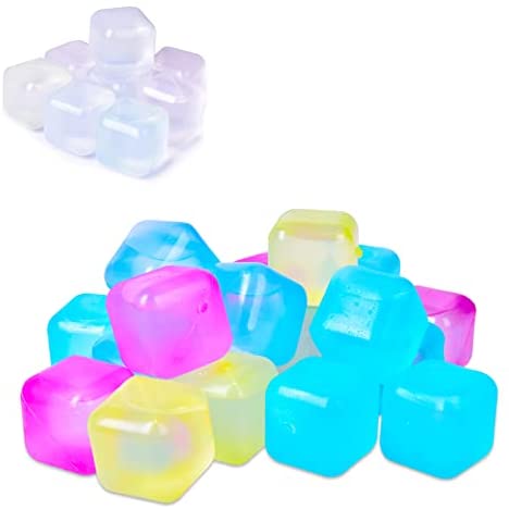 Grand Sale Offer Avail Buy 10 get 10 Free Offer Plastic Reusable Ice Cubes of Fashionable and Stylish Square Ice 20 Pcs in Rs 999