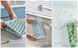 Buy 1 Get 1 Free Offer 2 Imported Round Balls Ice Cubes Tray for Slow-Melt and Prolonged Cooling