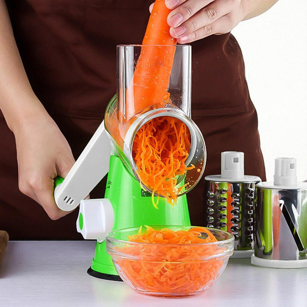 3-in-1 Vegetable Cutter, Slicer & Cheese Grater