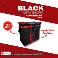 Black Storage Organizer Bag