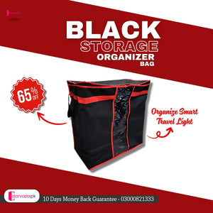 Black Storage Organizer Bag