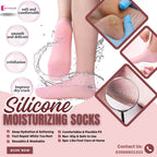 Anti Slip Silicone Moisturizing Socks for Repairing Dry Feet, Cracked Heels and Softening Rough Skin