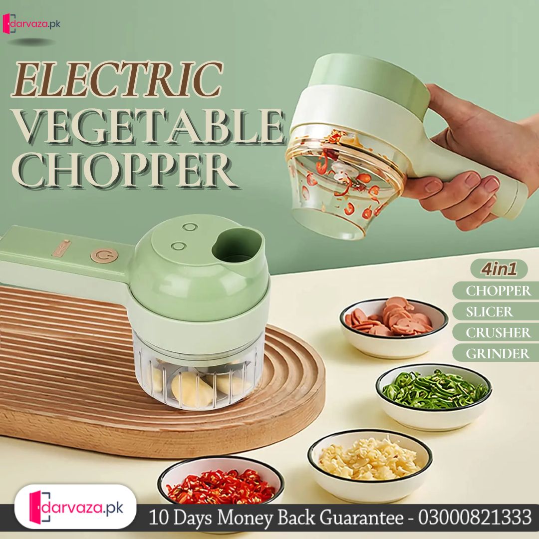 New Upgraded Electric Food Chopper Vegetable Chopper Vegetable Slicer Garlic Crusher Meat Grinder Machine Peeler Kitchen Tools