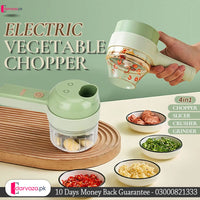 New Upgraded Electric Food Chopper Vegetable Chopper Vegetable Slicer Garlic Crusher Meat Grinder Machine Peeler Kitchen Tools