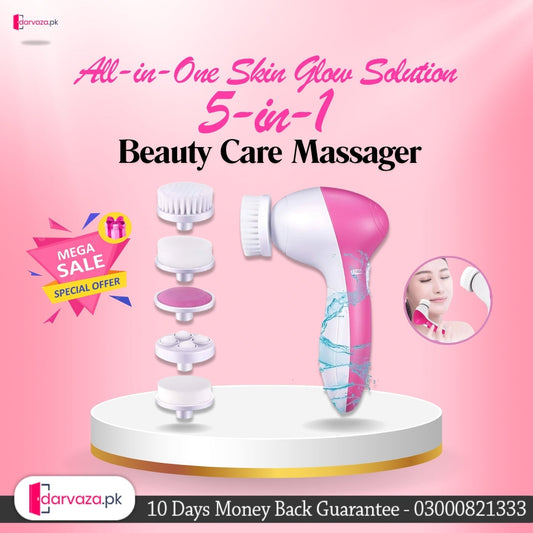 Mega Sale Offer - Imported 5 in 1 Beauty Care Massager Cell Operated Trendy & Luxurious Rs 899