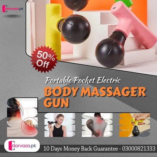 Portable Pocket Electric Body Massager Gun for Fascial Deep Muscle Massage