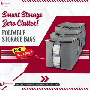 Buy 1 get 7 Free Foldable Storage Bags