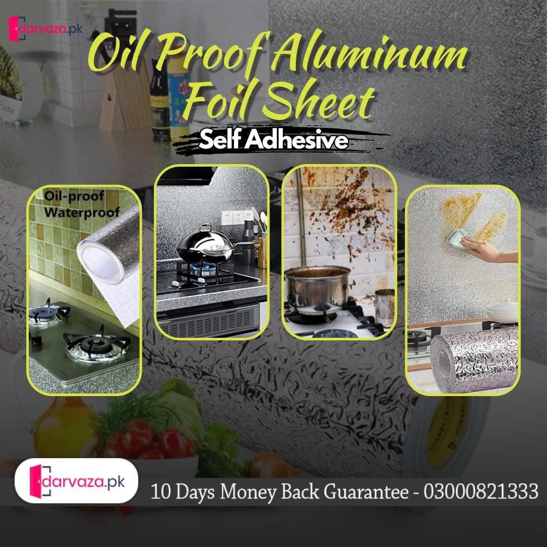 Kitchen Oil Proof Self Adhesive Aluminum Foil Sheet