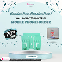 (Pack of 5) Wall Mounted Universal Mobile Phone Holder