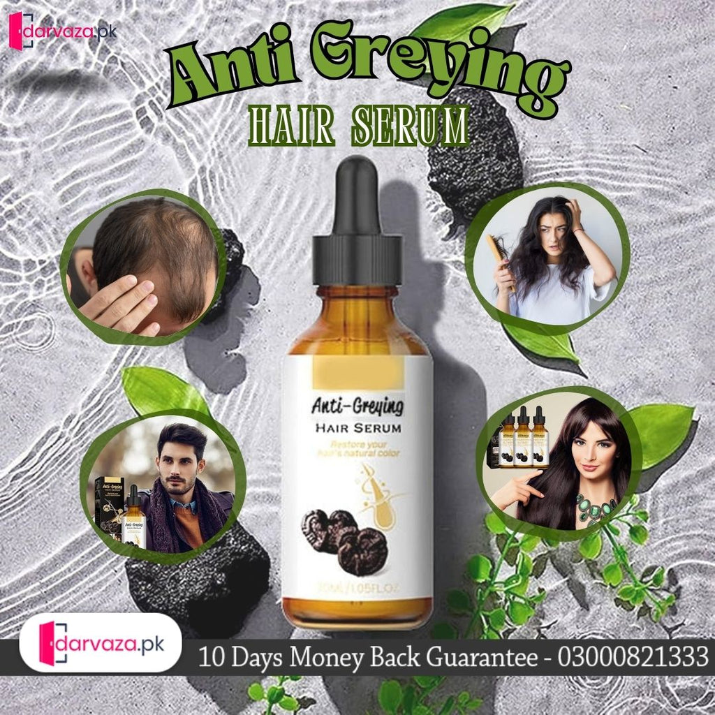 Natural Ganoderma Anti Greying Hair Darkening Serum for your Hair Care