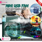 Mini USB Fan With Mist Water Spray Mini Cooler for Office Kitchen and Home