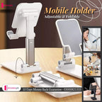 Mobile & Tablet Holder Adjustable & Foldable