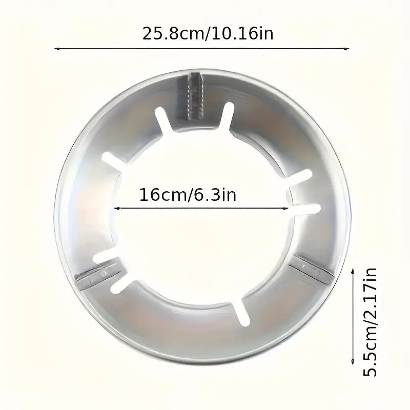 Stainless Steel Gas Stove Saver Windproof Cover Burner Stand
