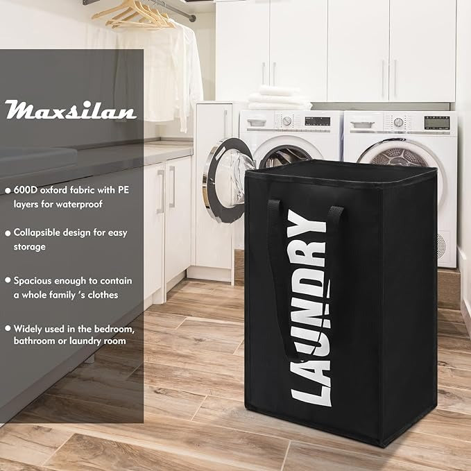 Foldable Foamic Laundry Basket Bag For Washing Dirty Clothes Storage