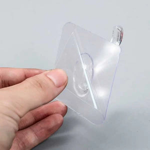 Transparent Acrylic Wall Hooks (2Pcs)