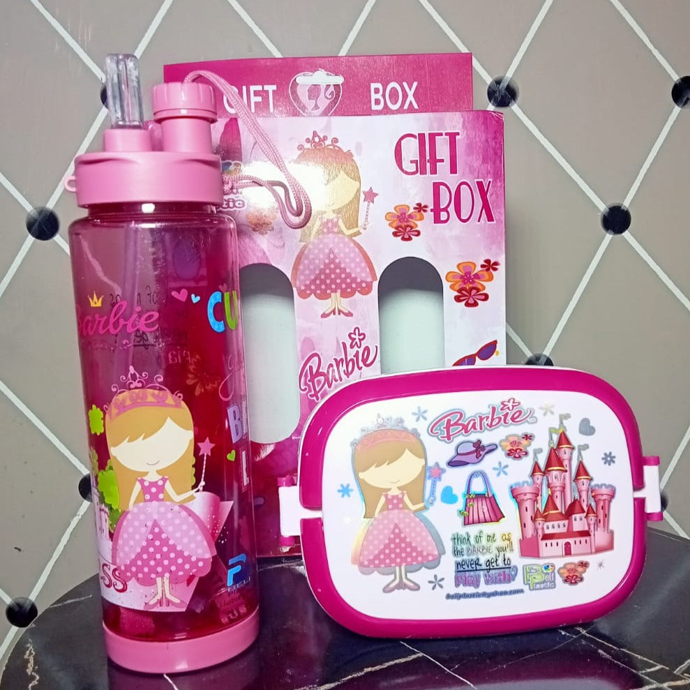 Stylish and Modern Design Set Pack of 02 Lunch Box and Water Bottle for Child School