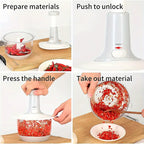 Imported Manual Hand Push Multifunctional Chopper Mixer Cutter and Grinder