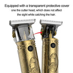 Luxurious Gold Style electric hair trimmer Rechargeable